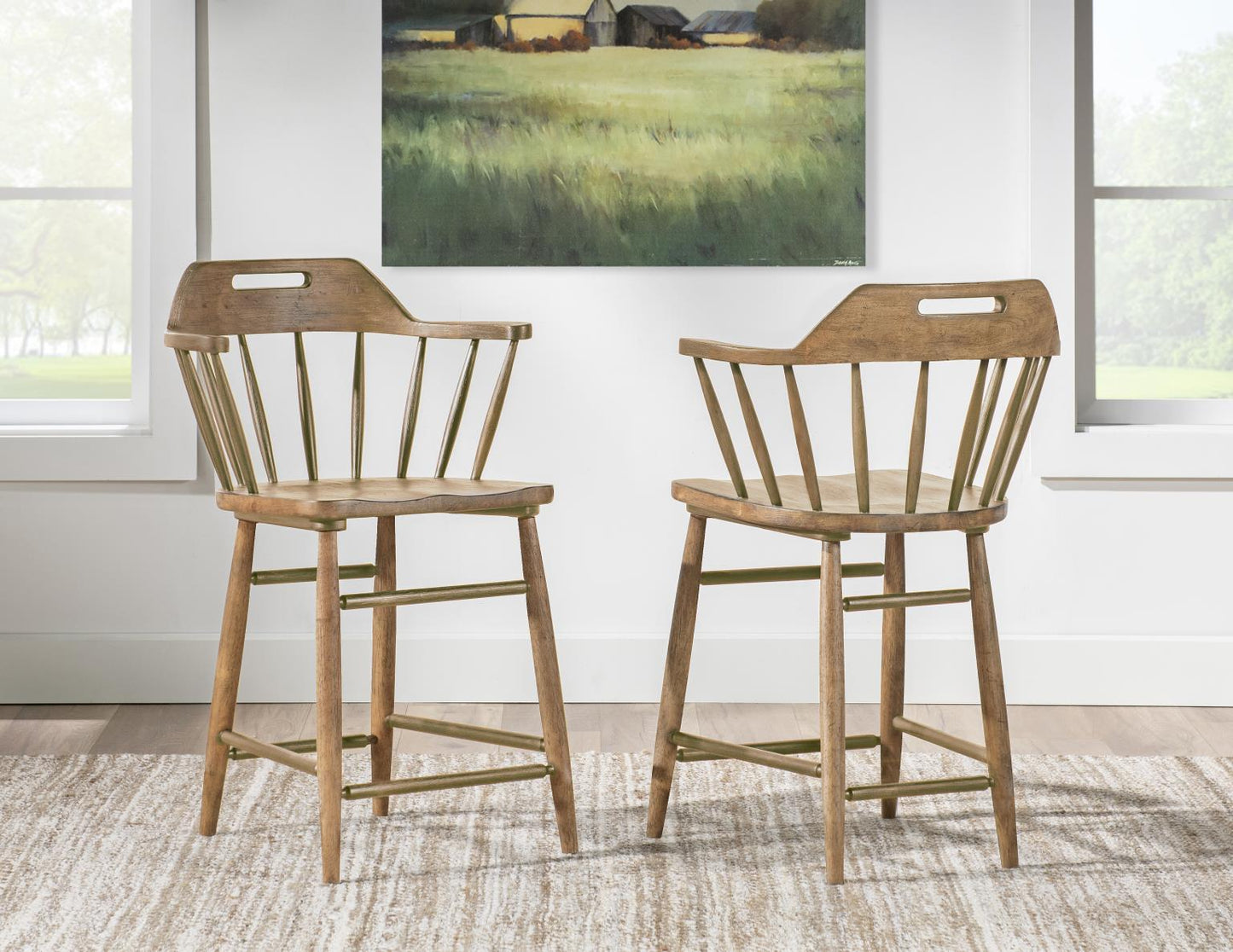 Vintage Market - Counter Height Chair (Set of 2)