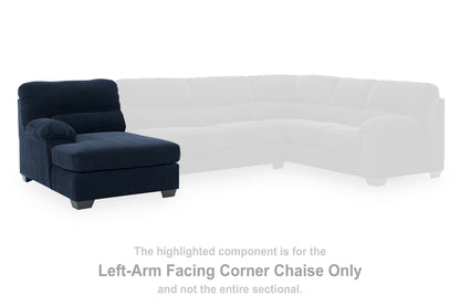 SimpleJoy - LAF Corner Chaise - Navy