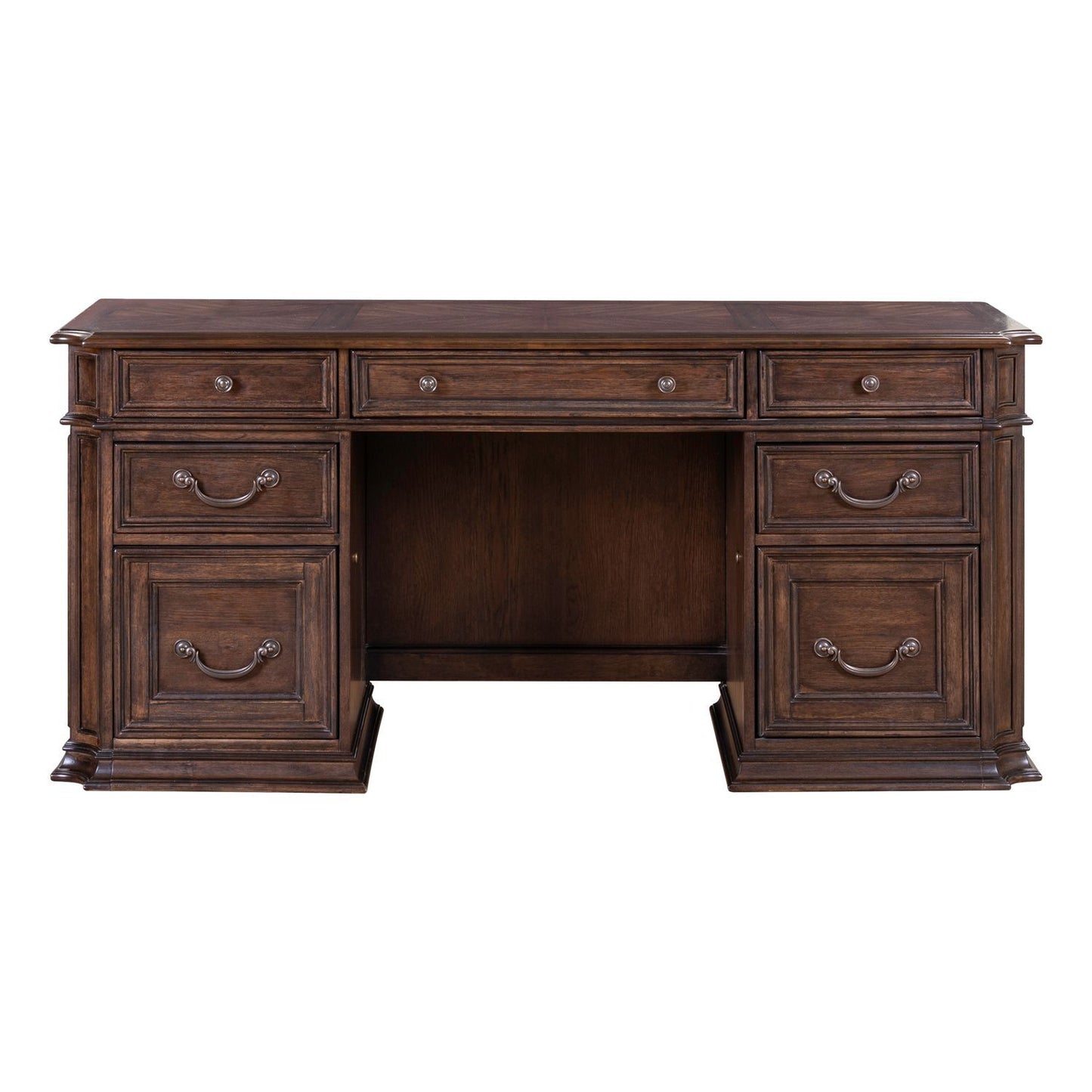 Provence Park - Jr Executive Credenza - Chateau Brown