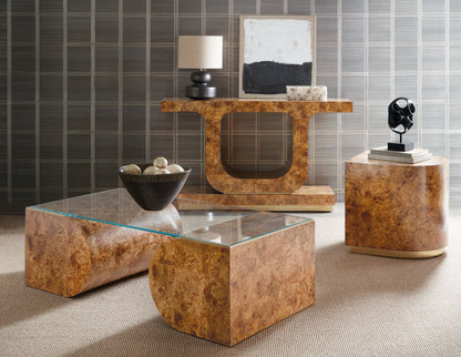 Melange - Burlesque Console Table - Light Brown