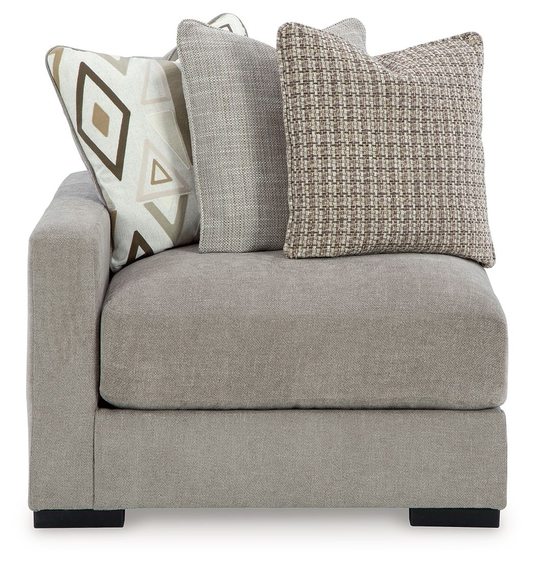 Aslan Court - Laf Corner Chair - Pebble