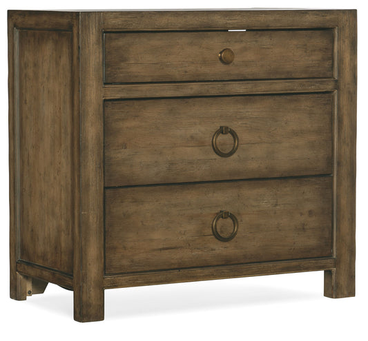 Sundance - 3-Drawer Nightstand - Dark Brown