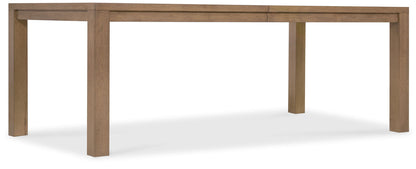 Sonnet - Rectangular Dining Table With One 18" Leaf - Dark Gray / Light Brown
