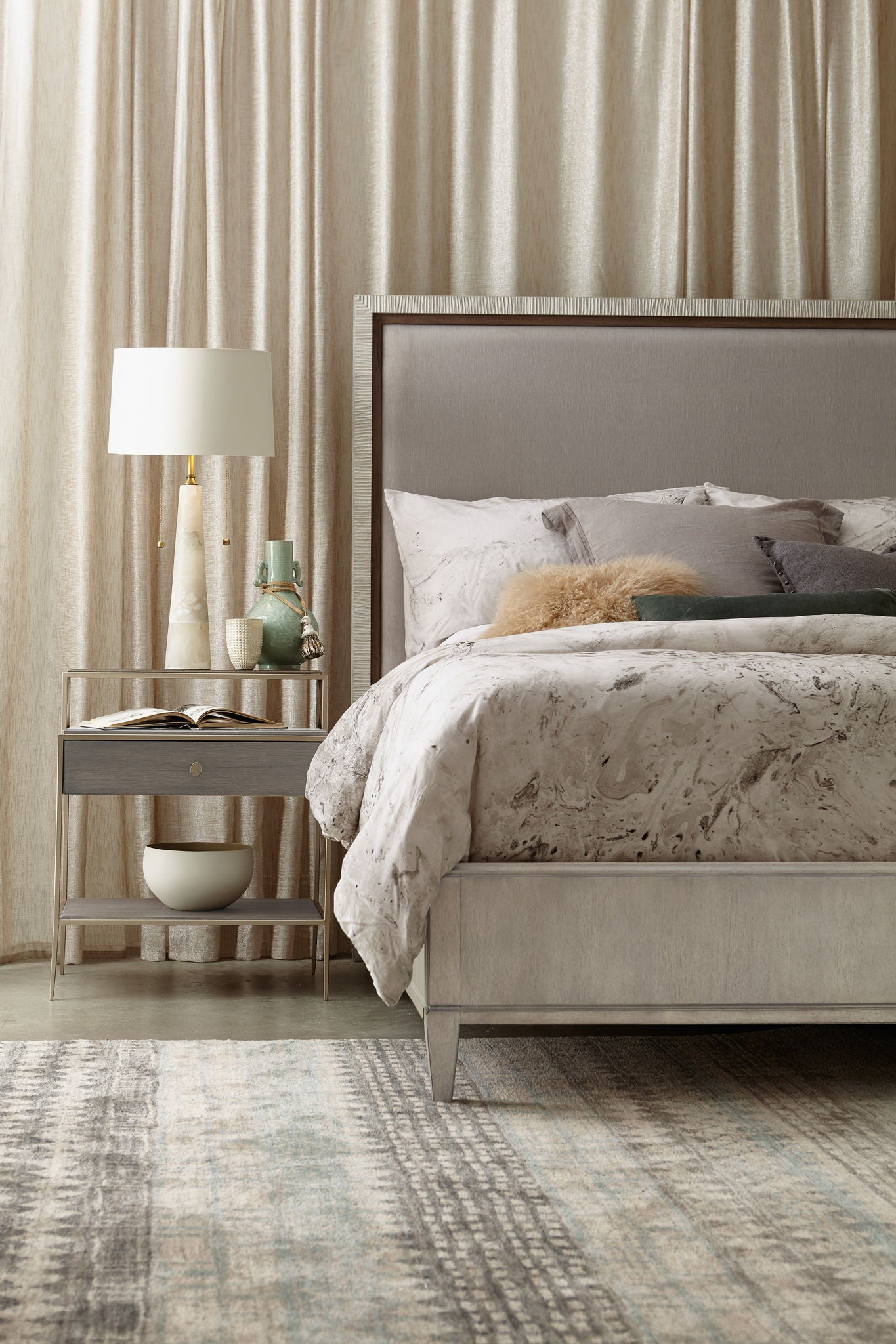 Elixir - Leg Nightstand - Dark Gray