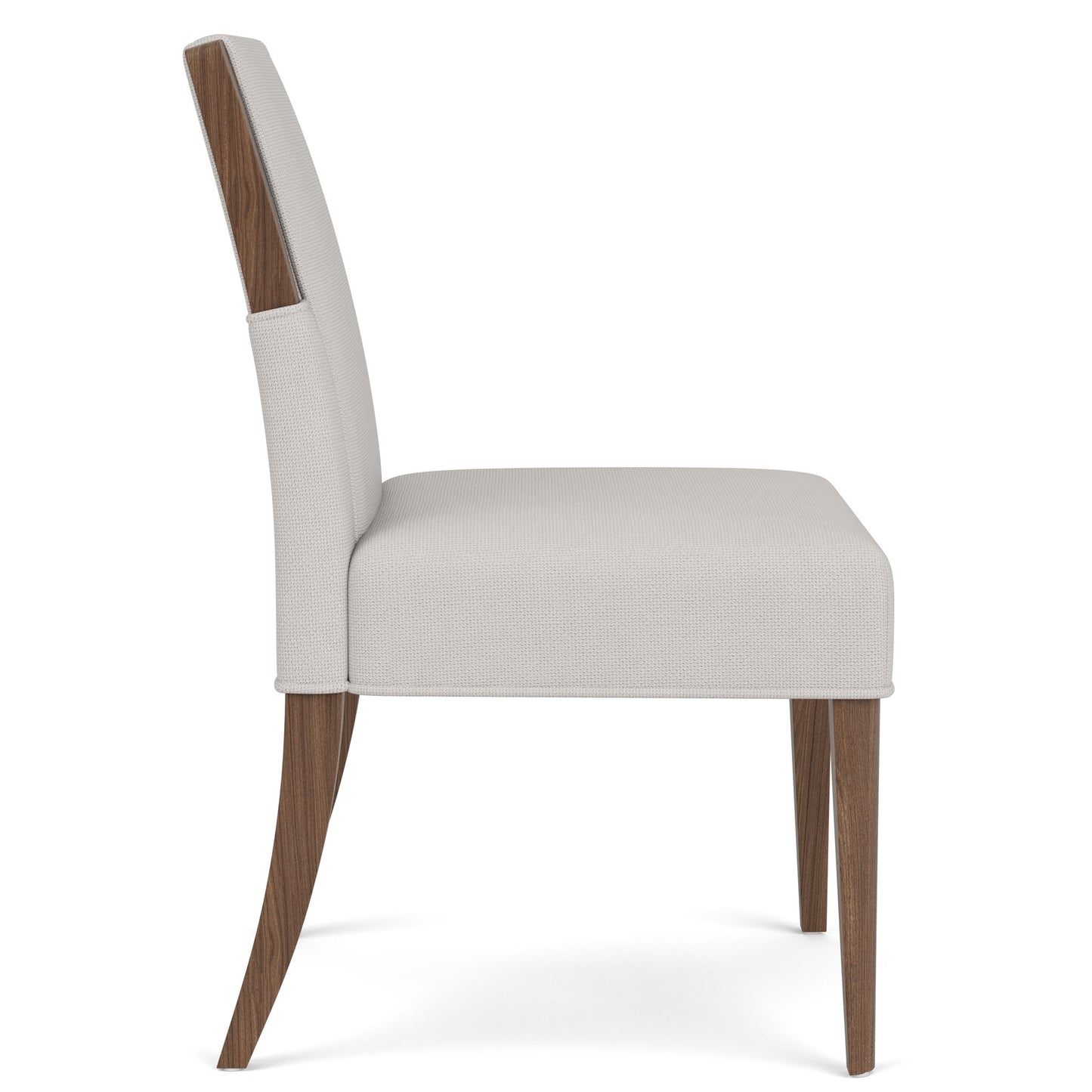 Delia - Upholstered Side Chair (Set of 2) - Nouveau Walnut / Beige