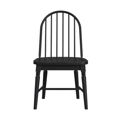 Heritage & Home - Windsor Side Chair (Set of 2) - Black
