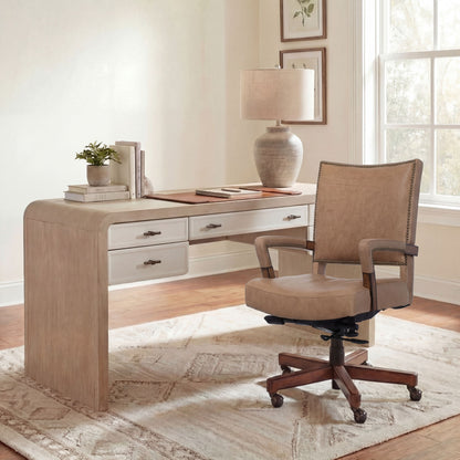 EC - Chace Executive Swivel Tilt Chair - Light Brown