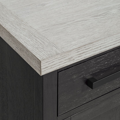 Axel - Server - Light Gray / Espresso
