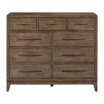 Shaker Lakes - 9 Drawer Chesser - Harvest Brown
