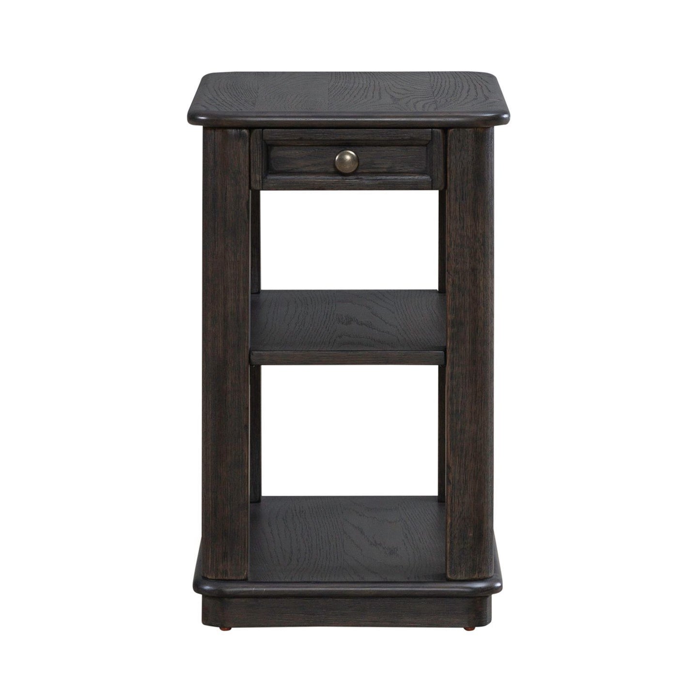 Wallace - Chair Side Table - Aged Oak