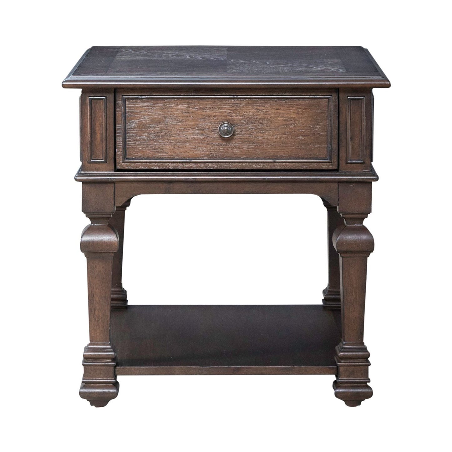 Provence Park - Drawer End Table - Chateau Brown