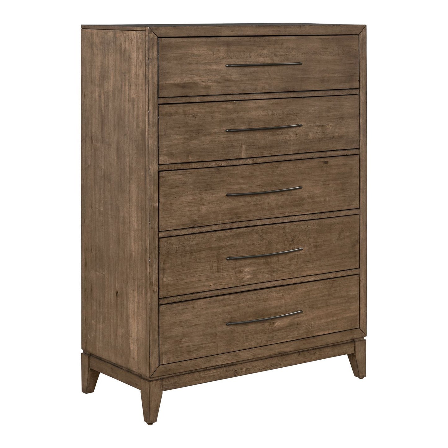 Shaker Lakes - 5 Drawer Chest - Harvest Brown
