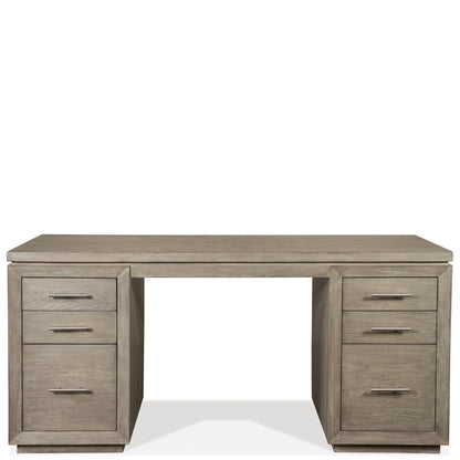 Prelude - Executive Desk - Light Brown