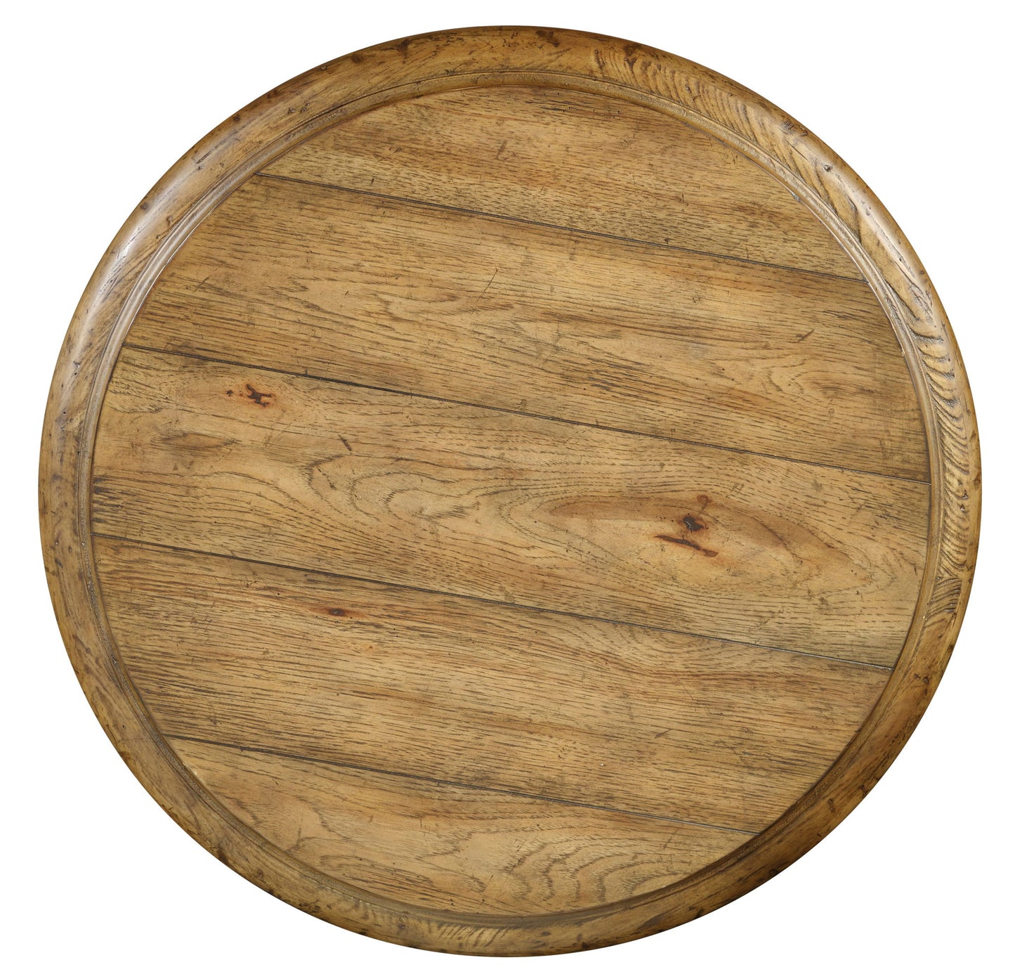Sanctuary - Round Accent Table - Light Brown / Dark Brown