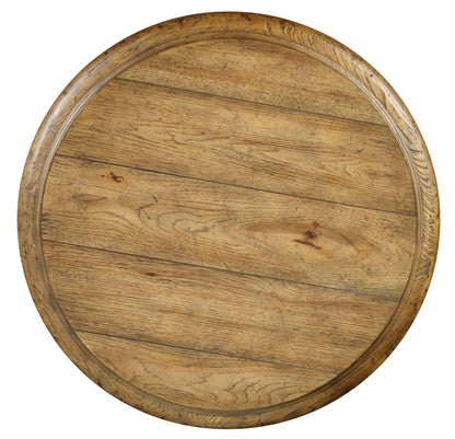 Sanctuary - Round Accent Table - Light Brown / Dark Brown