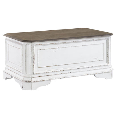 Magnolia Manor - Storage Trunk - Antique White