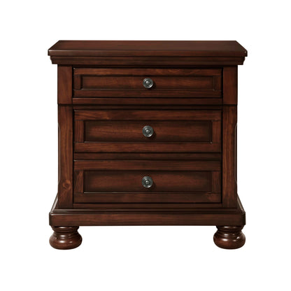 Kingston - Nightstand With Power - Walnut