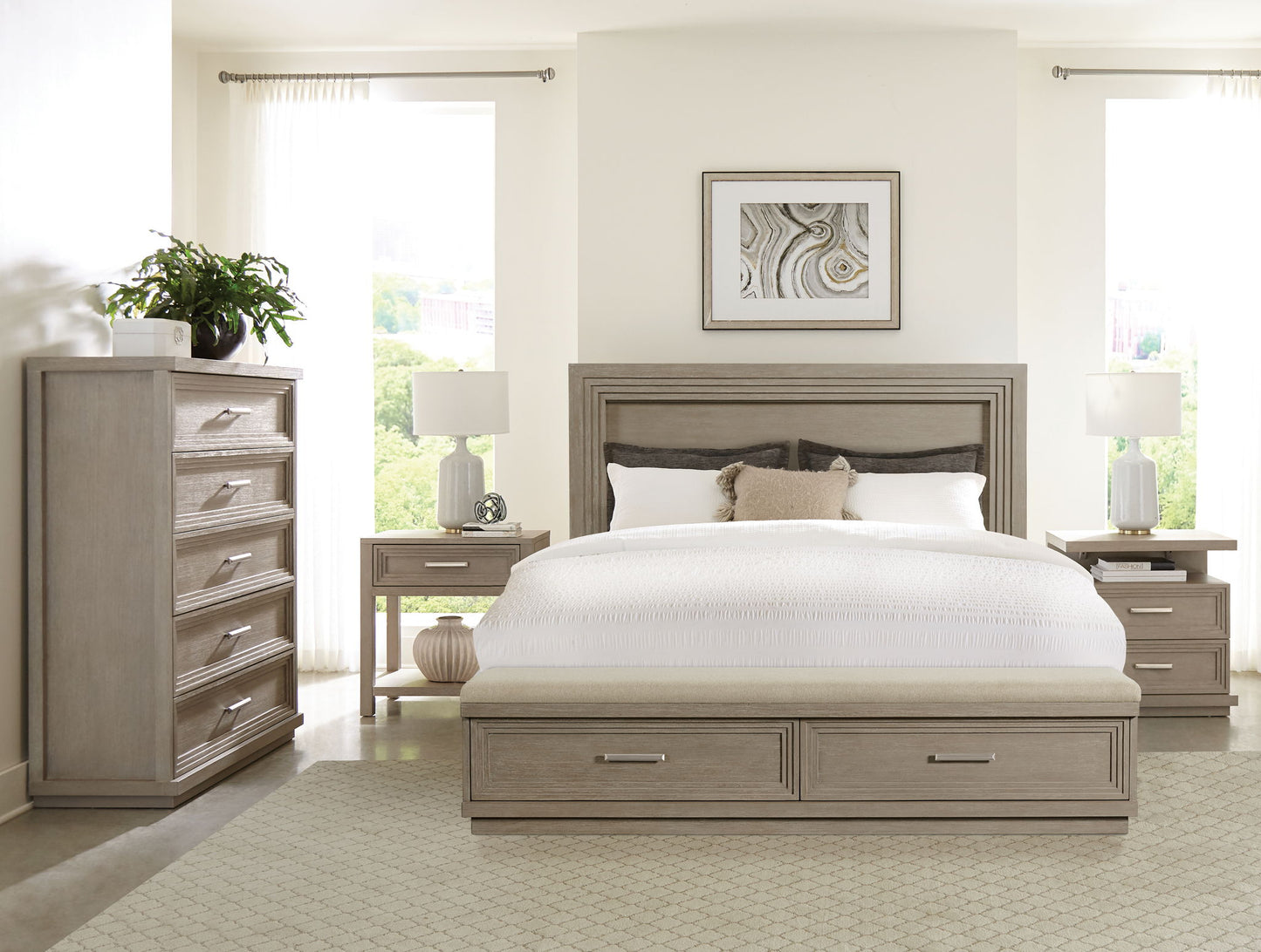 Cascade - 2 Drawer Nightstand