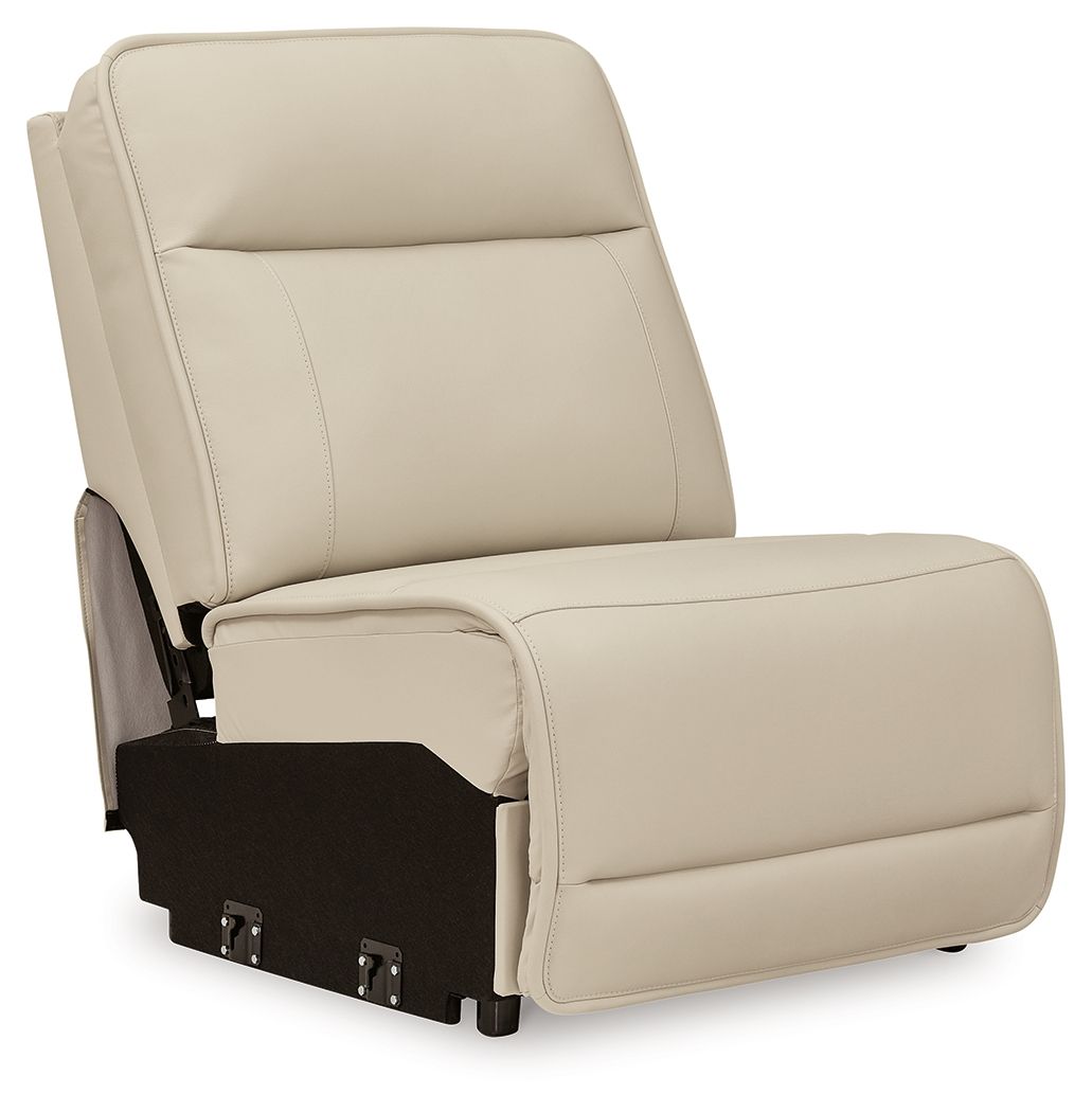Double Deal - Armless Chair - Almond