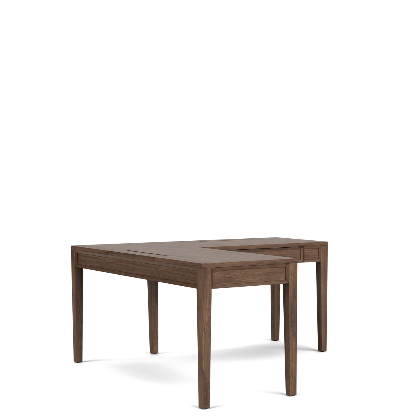 Brooks - L-Desk - Nouveau Walnut