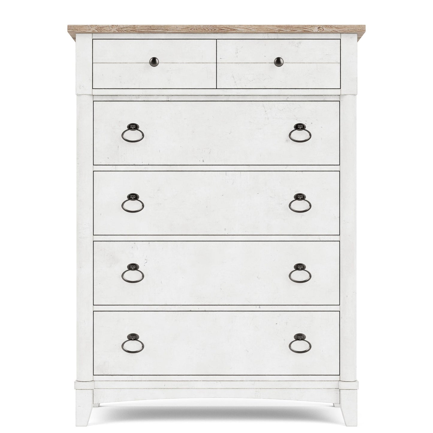 Maddox - 5 Drawer Chest - White