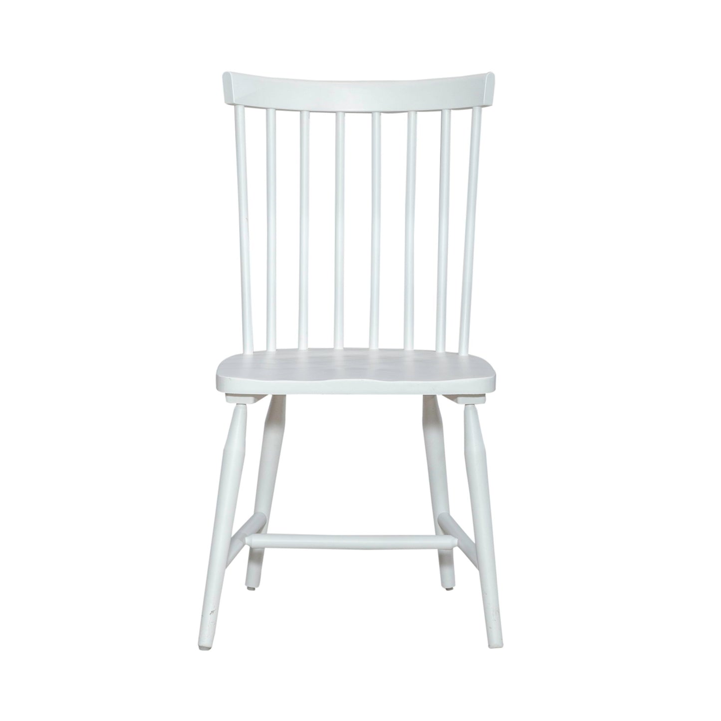 Palmetto Heights - Spindle Back Side Chair - Shell White & Driftwood