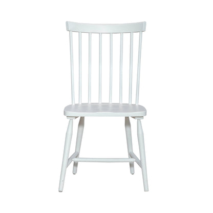 Palmetto Heights - Spindle Back Side Chair - Shell White & Driftwood