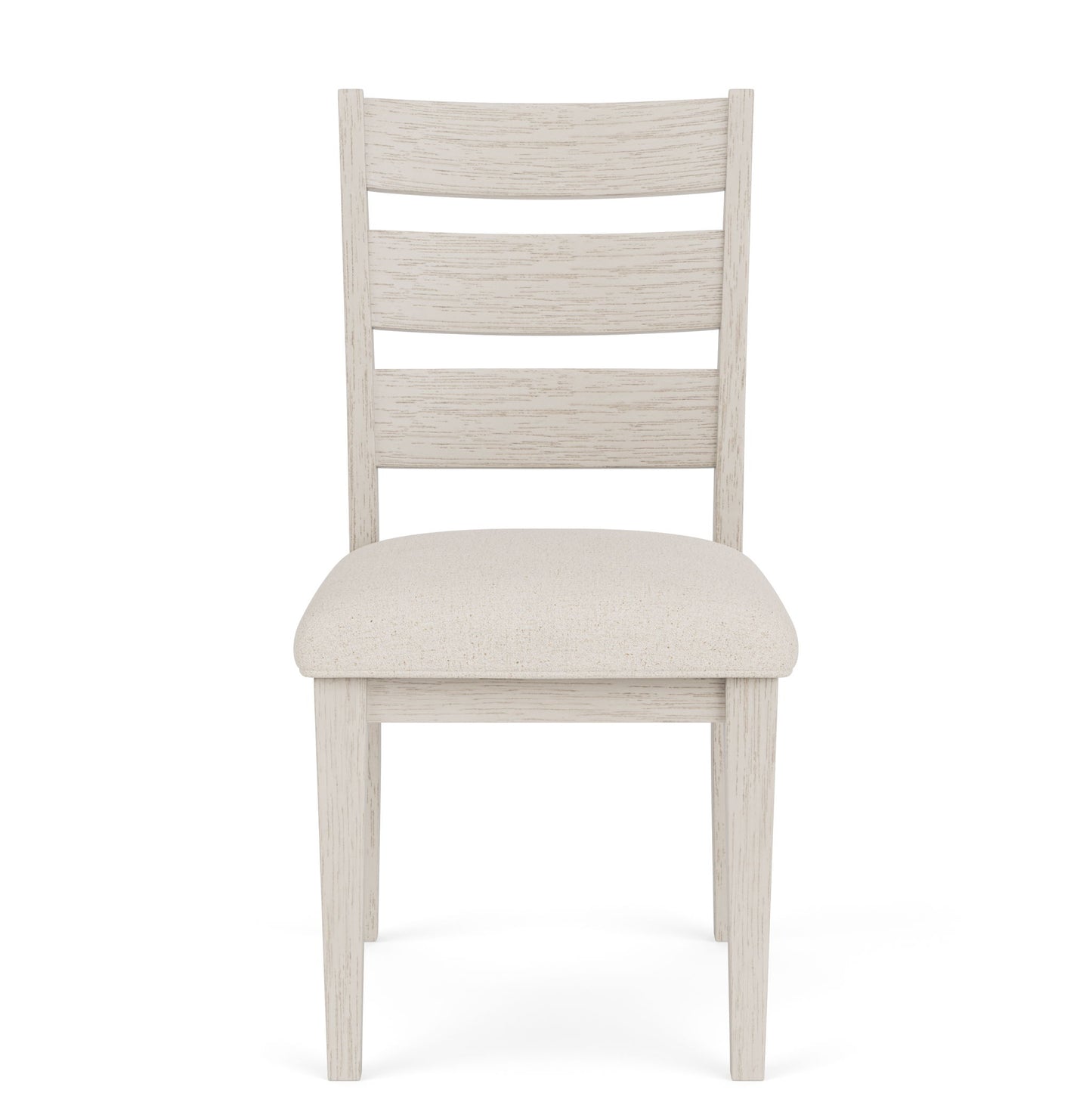 Glenndale - Wood Back Upholstered Side Chair (Set of 2) - Aged White