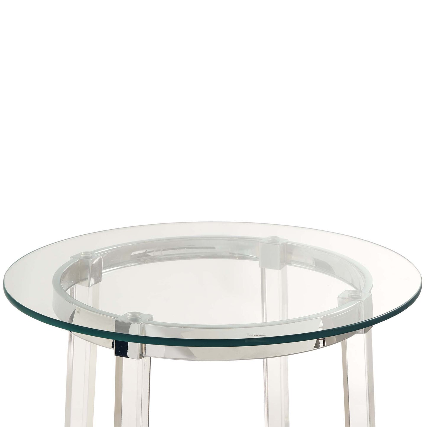 Lucinda - 24.5" End Table - Chrome