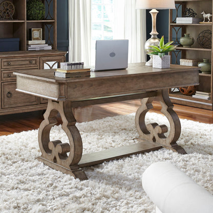 Simply Elegant - Writing Desk - Heathered Taupe