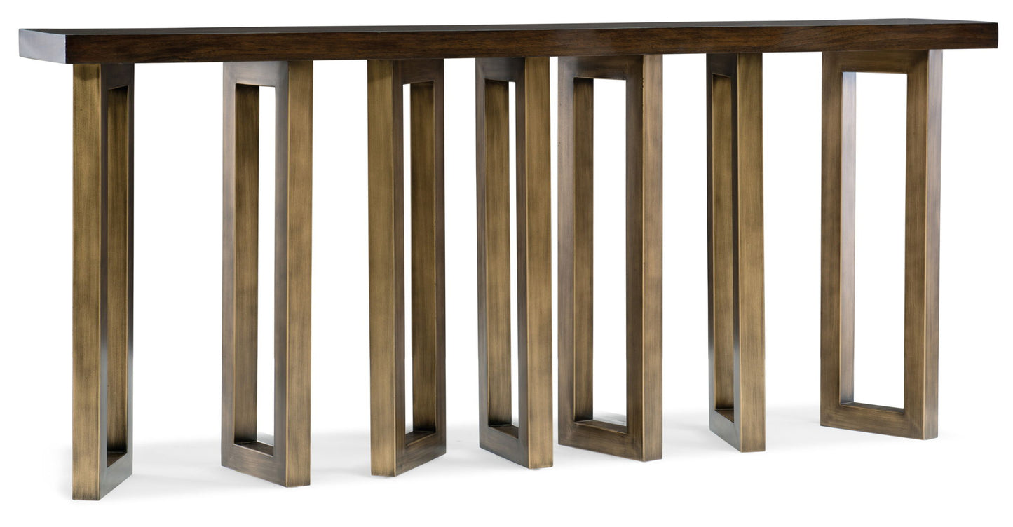 Melange - Connelly Hall Console - Dark Brown