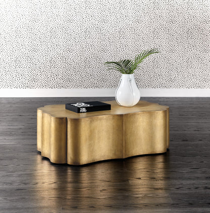 Melange - Tevis Bluff Cocktail Table - Gold