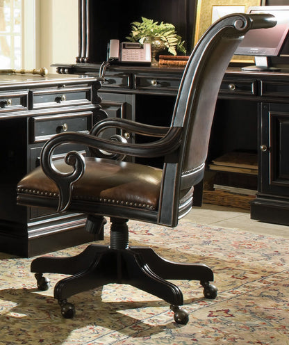Telluride - Tilt Swivel Chair - Dark Brown