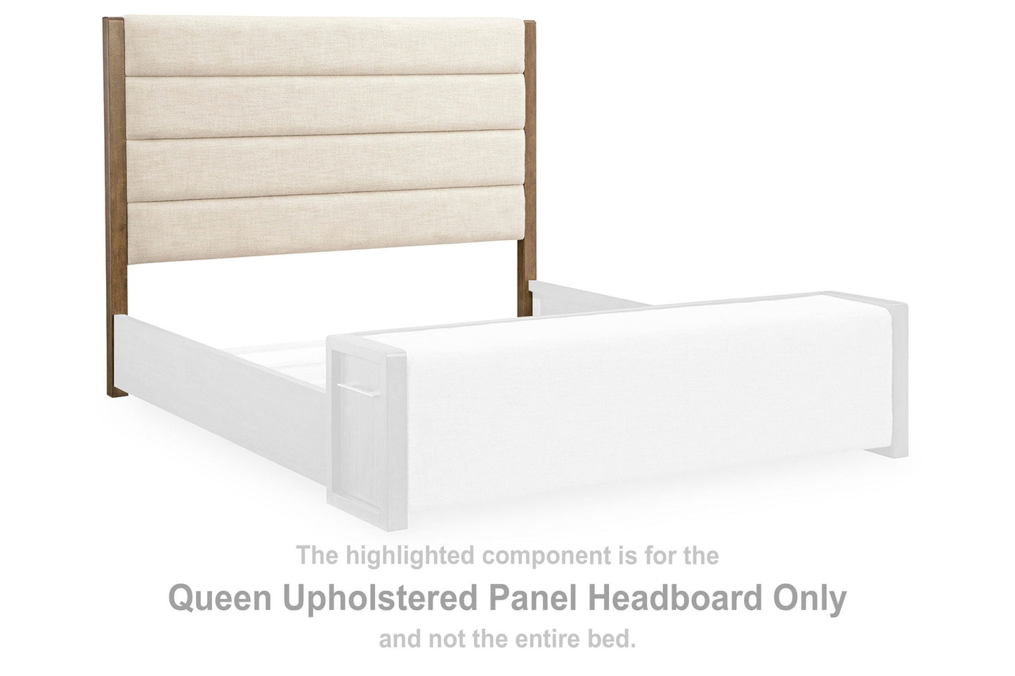 Marxmore - Queen Upholstered Panel Headboard - Brown