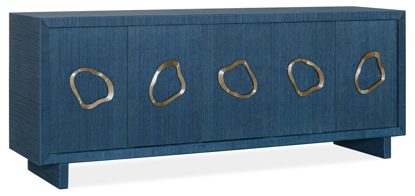 Commerce And Market - Paige Five-Door Credenza - Blue