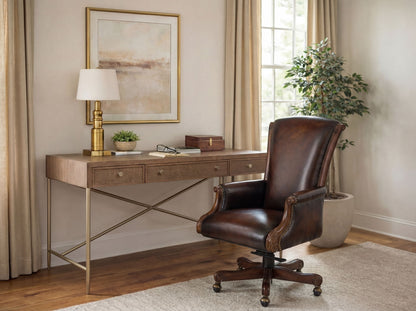 EC - Samuel Executive Swivel Tilt Chair - Dark Brown
