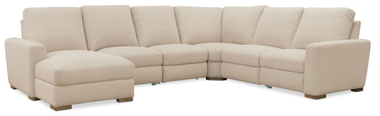 MS - Optimus Five-Seat Power Sectional - Beige
