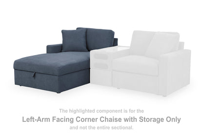 Modmax - LAF Corner Chaise With Storage - Ink