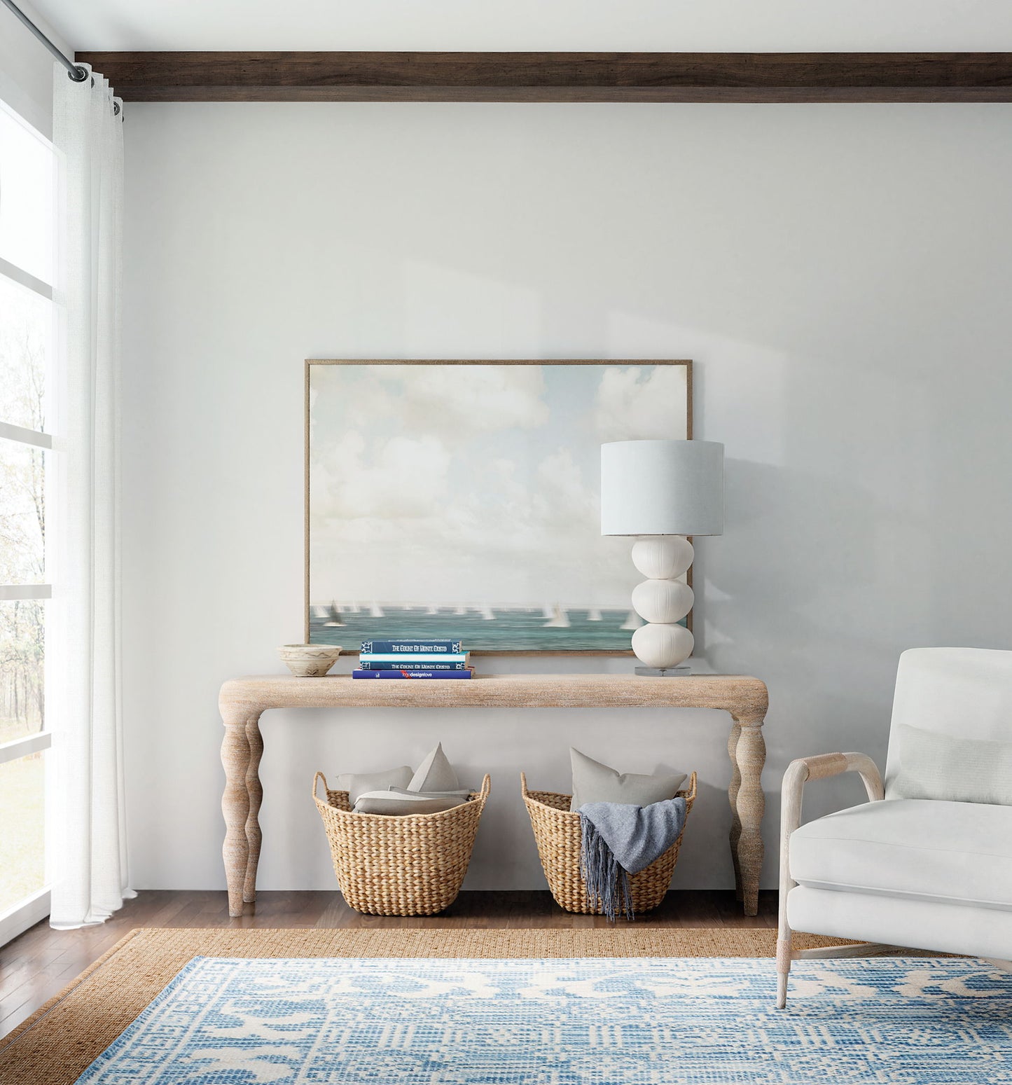 Serenity - Bahari Console Table - Beige