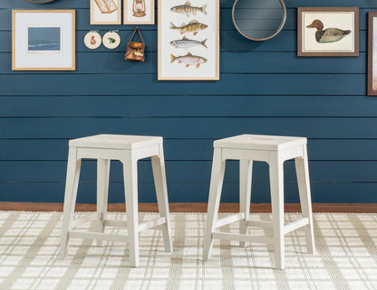 Lake House - Counter Height Backless Stool (Set of 2)
