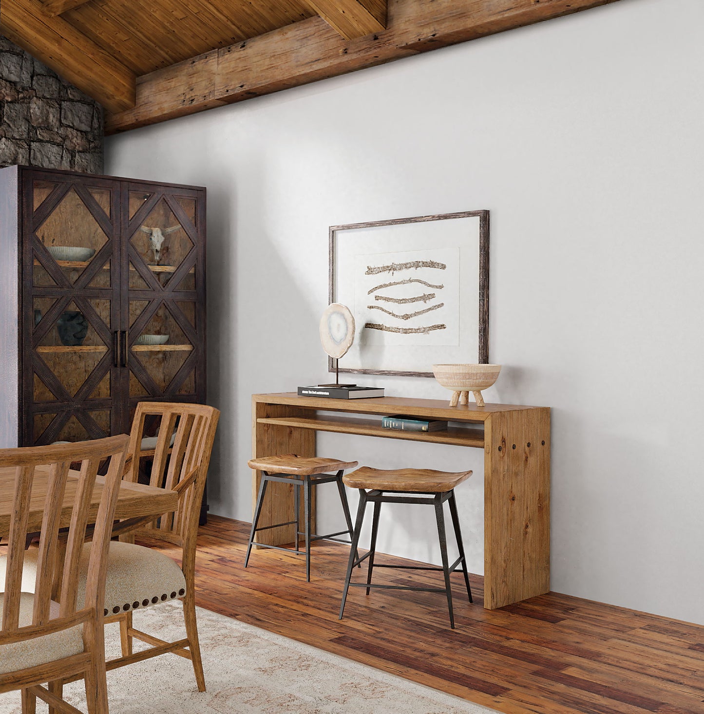 Big Sky - Stool - Light Brown