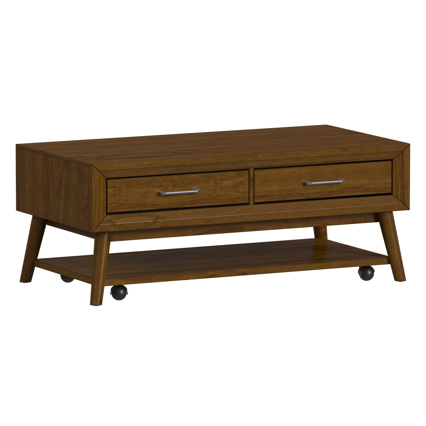 Santa Barbara - 3 Piece Occasional Table Set (Coffee Table & Two End Tables) - Walnut