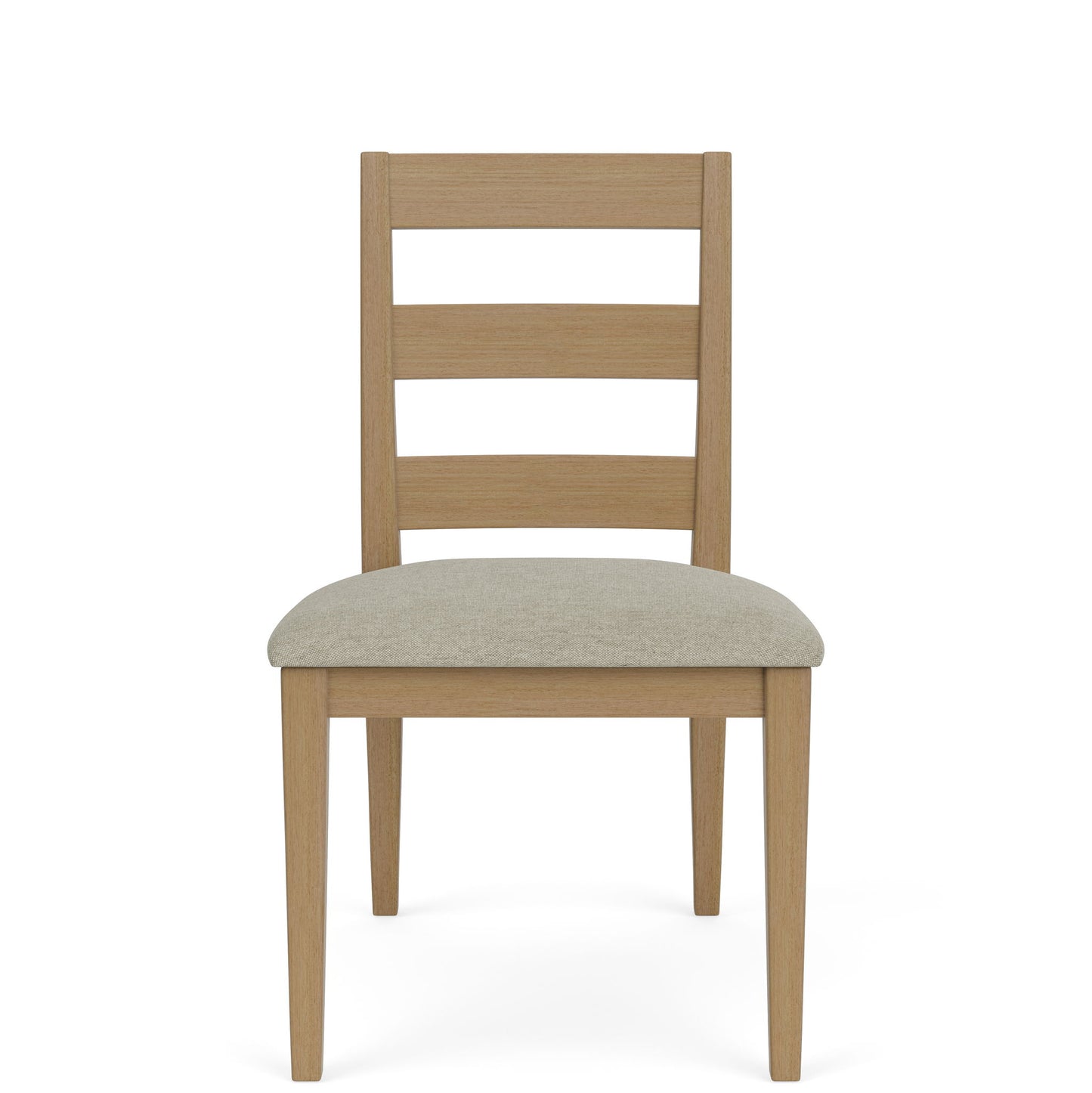 Davie - Side Chair With Upholstered Seat (Set of 2) - Light Brown