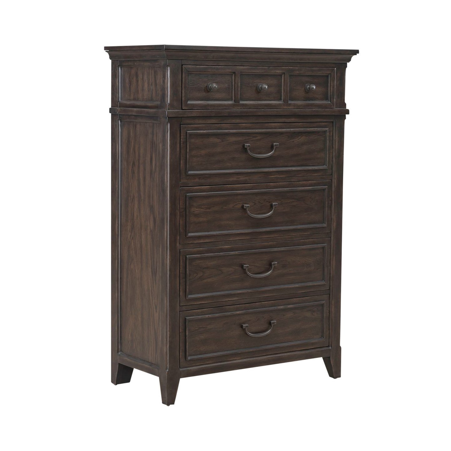Paradise Valley - 5 Drawer Chest - Saddle Brown