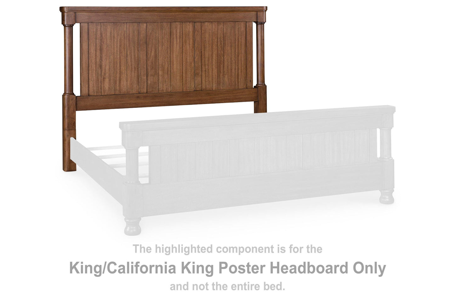Rowlenstown - King/California King Poster Headboard - Brown