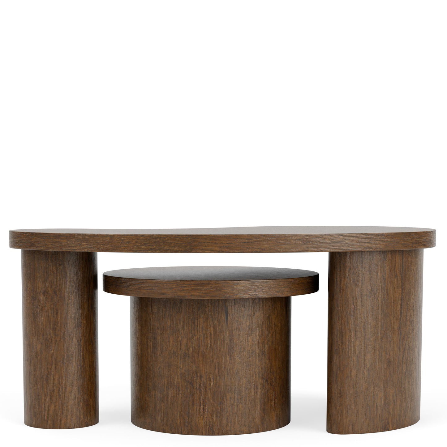 Santa Cruz - Bunching Cocktail Tables - Whiskey Oak