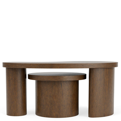 Santa Cruz - Bunching Cocktail Tables - Whiskey Oak