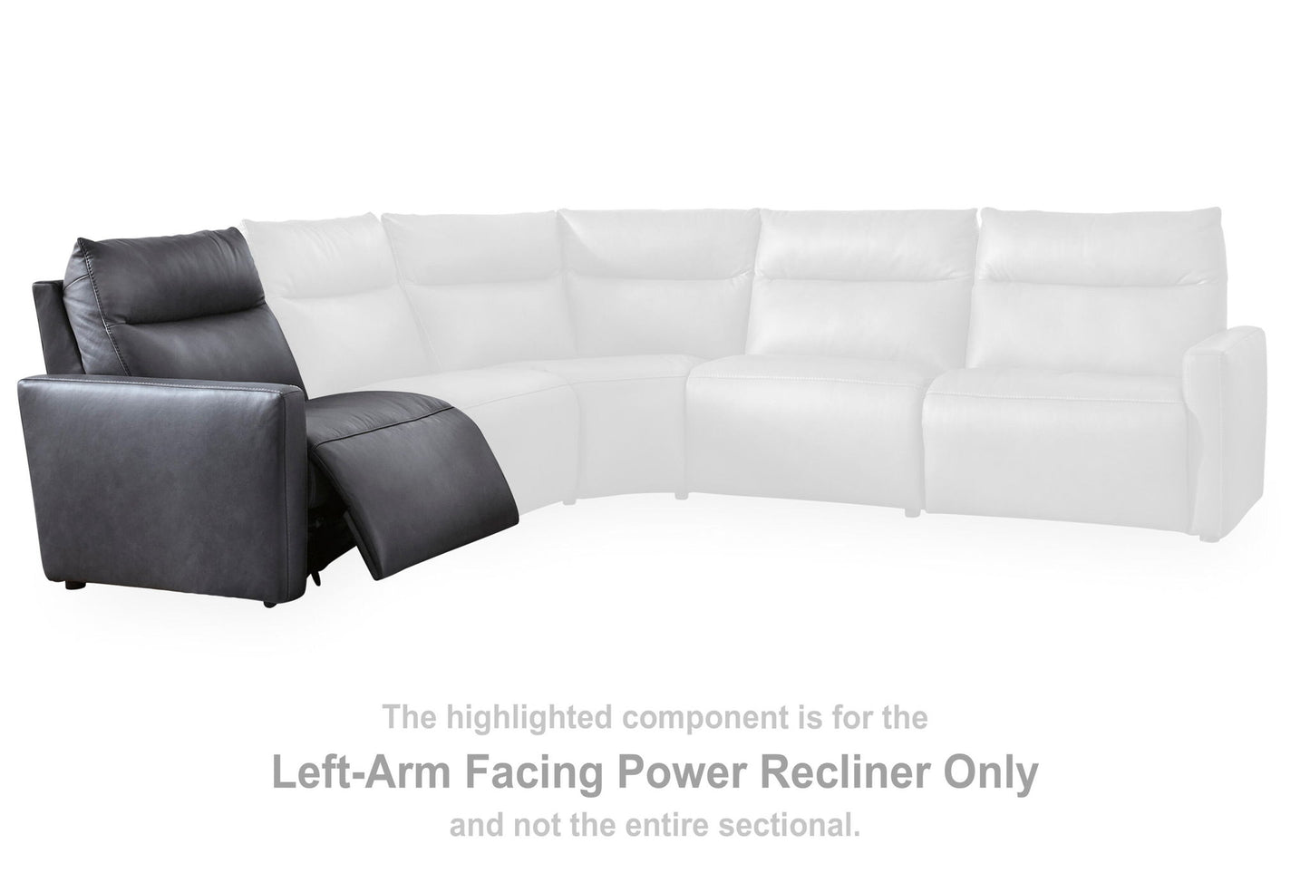 ModZ - LAF Zero Wall Power Recliner - Blue