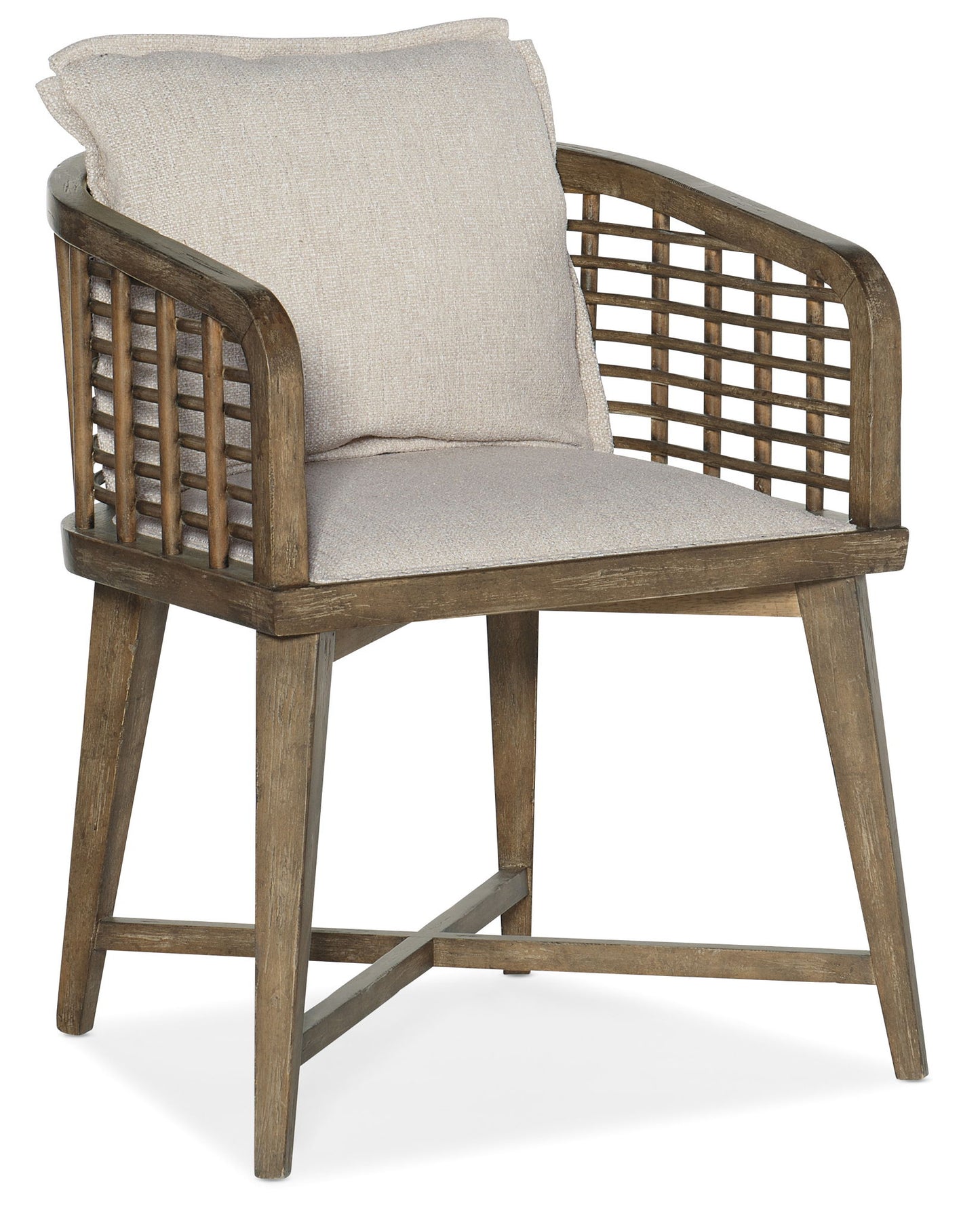 Sundance - Barrel Back Chair - Beige / Light Brown