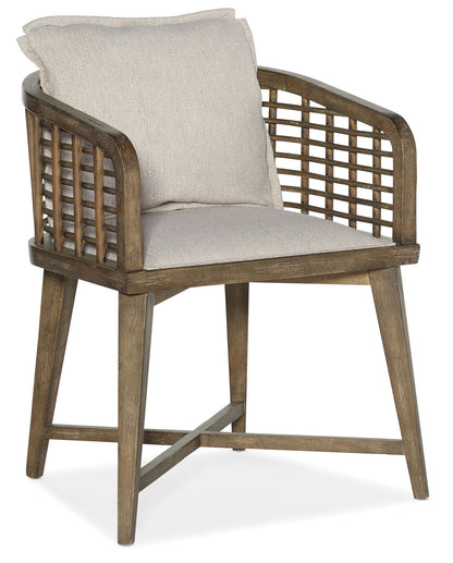Sundance - Barrel Back Chair - Beige / Light Brown